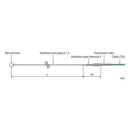 Anritsu BS-11E-010-TC1-ASP โพรบวัดอุณหภูมิ General Internal Probe Max.300℃ (Type E) image