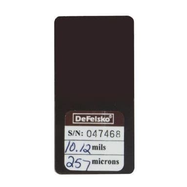 DeFelsko STD-CS10 Certified Plastic Shims For Coating Thickness | 250 micron