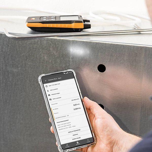 Testo 512-1 เครื่องวัดความแตกต่างของความดัน (Differential Pressure)│200 hPa image