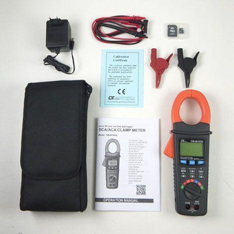 Lutron CM-6010SD แคลมป์มิเตอร์ AC/DC 2000A | AC/DC 1000V (Micro SD Card) image