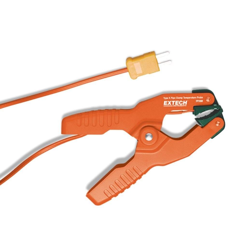 EXTECH EX-TP200 โพรบวัดอุณหภูมิ Type K Pipe Clamp Temperature Probe -20 °C to 93 °C image