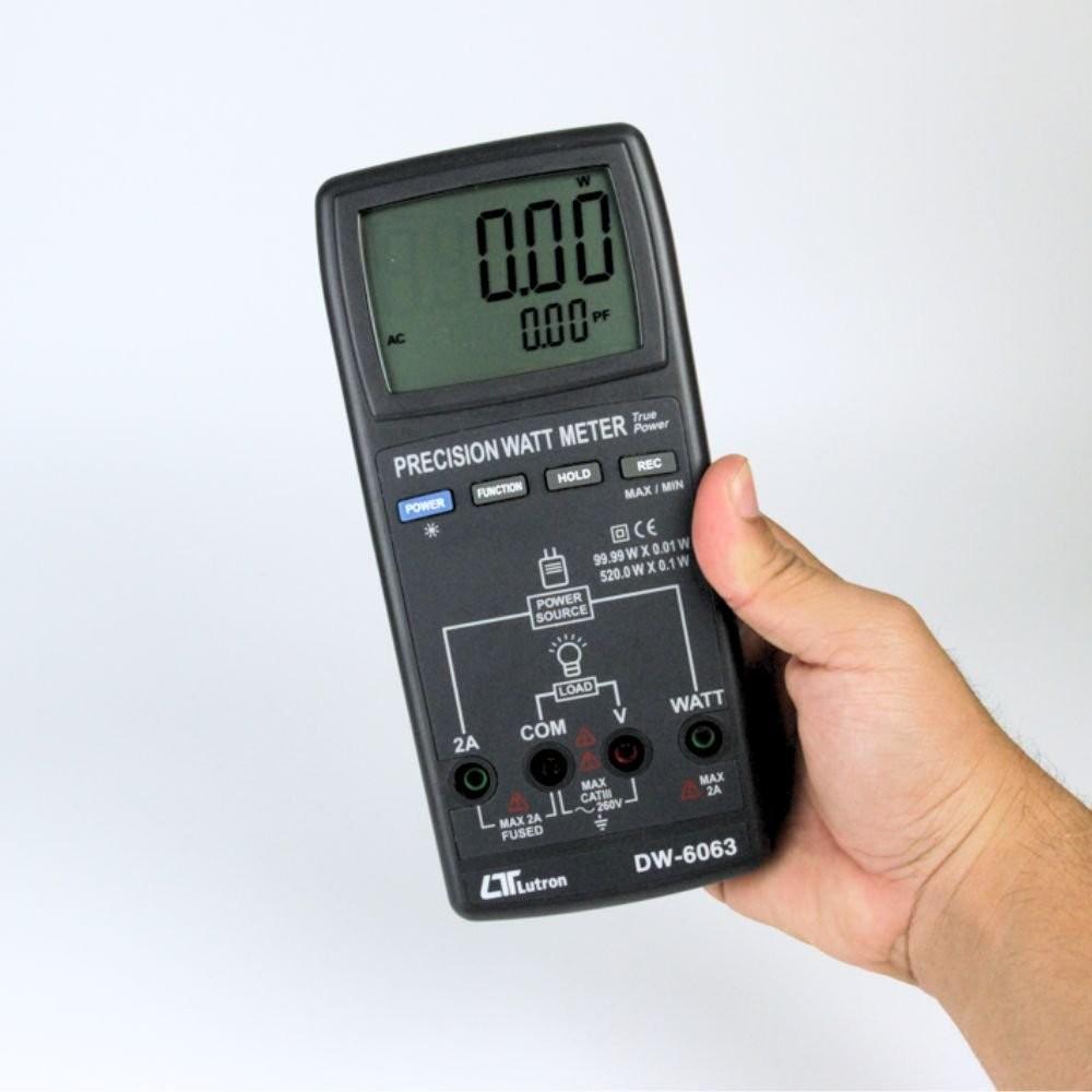 Lutron DW-6063 วัตต์มิเตอร์ความแม่นยำสูง (520W) | True RMS image