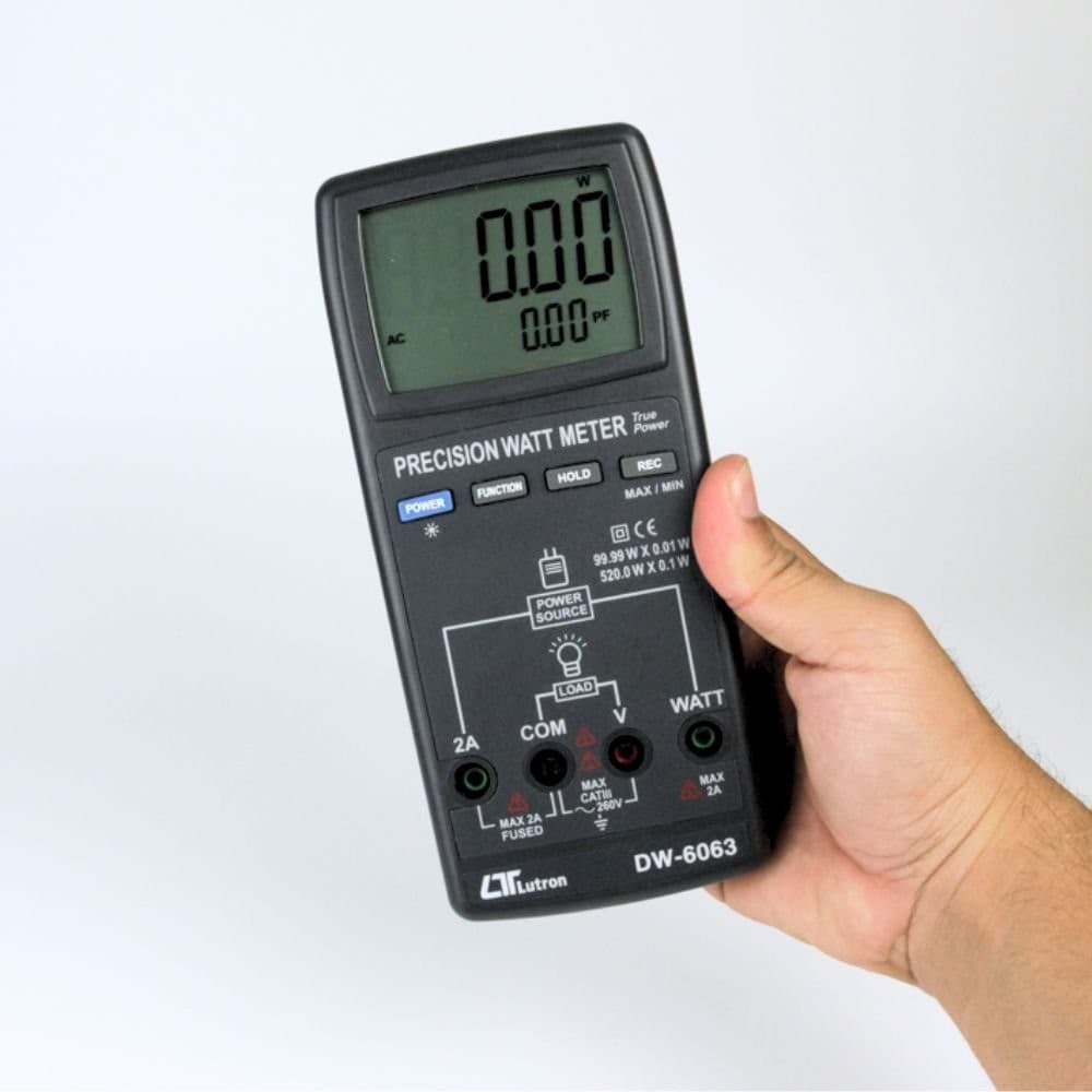 Lutron DW-6063 วัตต์มิเตอร์ความแม่นยำสูง (520W) | True RMS image
