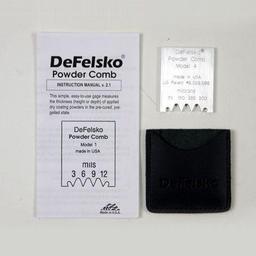 DeFelsko Powder Comb หวีเช็คความหนาผิวเคลือบ | Model 2 (Mil) image