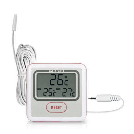 SK Sato PC-3500 เครื่องวัดอุณหภูมิดิจิตอล | Digital Min-Max Thermometer image