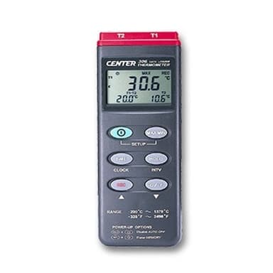 Center-306 เครื่องวัดอุณหภูมิแบบดิจิทัล K-type Thermocouple 