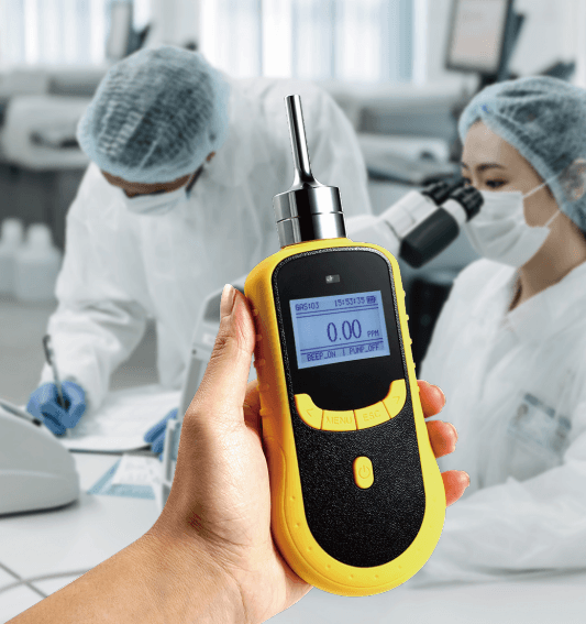 Safegas SKY2000-WH-M2-H เครื่องตรวจจับก๊าซ N2, O2 ในบรรจุภัณฑ์ (Portable Pumping Gas N2, O2 Detector) image
