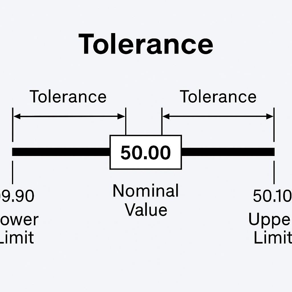 Tolerance (โทเลอแรนซ์)  ค่าความคาดเคลื่อน image