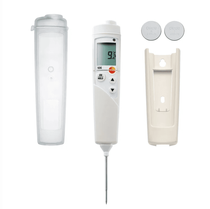 Testo 106 เครื่องวัดอุณหภูมิดิจิตอล HACCP (IP67) | Max.275°C image