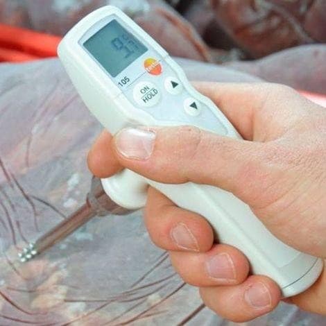 Testo 105-Set Standard Food Probe Thermometer เครื่องวัดอุณหภูมิอาหารแบบดิจิตอล image