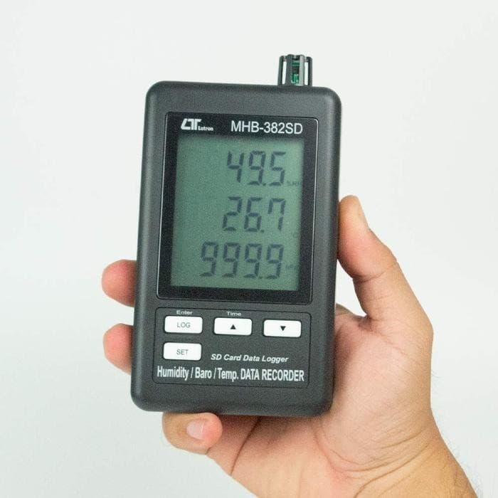 Lutron MHB-382SD เครื่องบันทึกความดันบรรยากาศ | SD Card Data Logger image