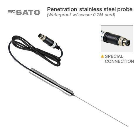 SK Sato S270WP-04 โพรบวัดอุณหภูมิกันน้ำแบบปลายแหลม (Pointed End-Waterproof) | Cable 0.7 M image