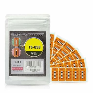 NiGK รุ่น T5-65B แถบวัดอุณหภูมิแบบ Irreversible (5 Point) | (65 to 85℃)