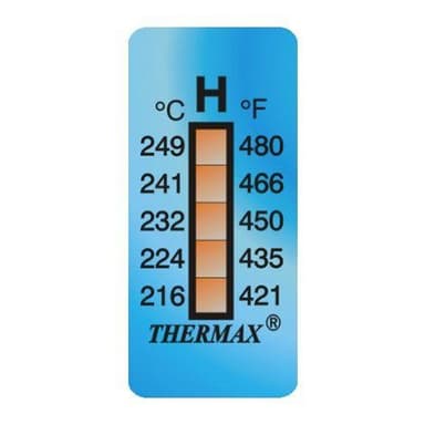 THERMAX 5H แถบวัดอุณหภูมิแบบ 5 ระดับ (10 label | pack)