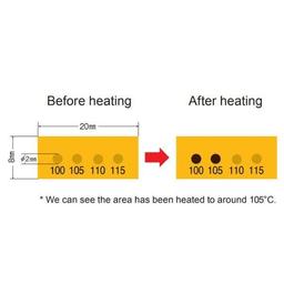 NiGK VL-40 แถบวัดอุณหภูมิสำหรับ Vacuums 40-45-50-55°C | 10pcs/ 1pack image