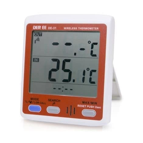 DER EE DE-31 เครื่องวัดอุณหภูมิไร้สาย Wireless Thermometer image