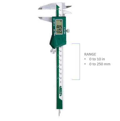 INSIZE IN-1108-250 เครื่องวัดคาลิเปอร์ดิจิตอล (0 ถึง 250 mm)