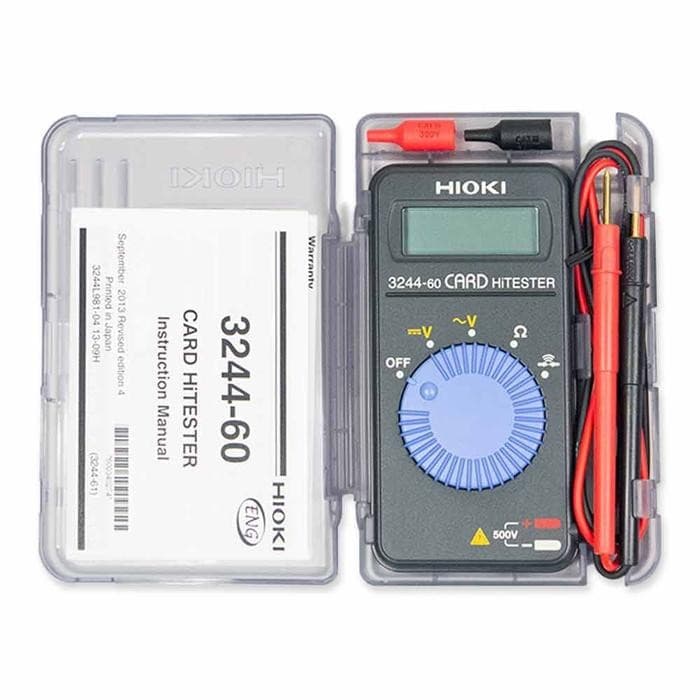 Hioki 3244-60 ดิจิตอลมัลติมิเตอร์แบบพกพา (AC/DC 500V) image