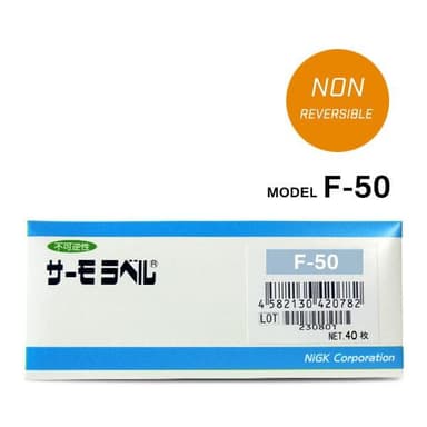 NiGK รุ่น F-50 แถบวัดอุณหภูมิแบบ Irreversible (1 Point) | 50°C