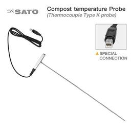 SK Sato SK-S108K โพรบวัดอุณหภูมิสำหรับวัดในปุ๋ย (Type K) | Cable 1.1m-small-photo0