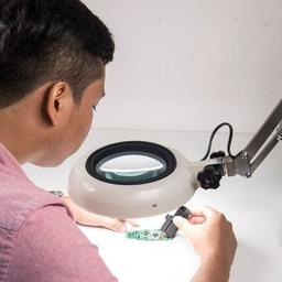 Otsuka SKKL-F-2X-ARCoating โคมไฟแว่นขยาย (Free-arm type) | กำลังขยาย 2 เท่า-small-photo4