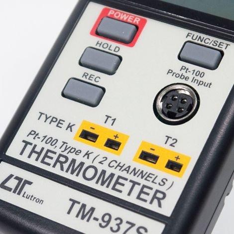 LUTRON TM-937S เครื่องวัดอุณหภูมิดิจิตอล (Type K/ Pt100)-photo2