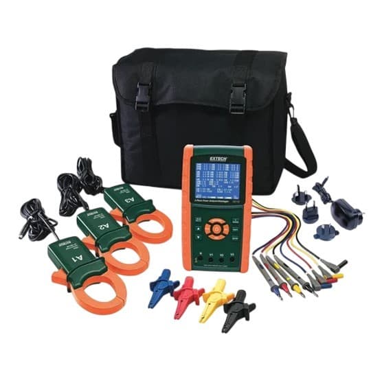 Extech PQ3450-12 เครื่องบันทึกข้อมูลพลังงานไฟฟ้า 1200A Datalogging Power Analyzer Kit-photo1