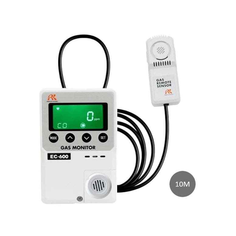 RIKEN KEIKI EC-600-10M เครื่องวัดคาร์บอนมอนอกไซด์ (CO) | สาย 10 เมตร
