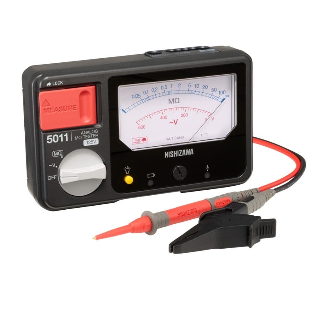 NISHIZAWA 5011-10 เครื่องทดสอบความต้านทานฉนวน (Analog Insulation Resistance Tester)