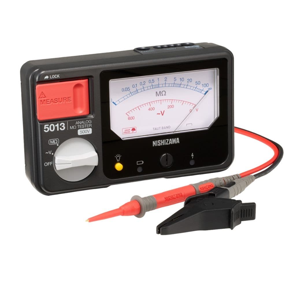 NISHIZAWA 5013-10 เครื่องทดสอบความต้านทานฉนวน (Analog Insulation Resistance Tester)