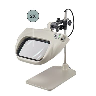 Otsuka O-LIGHT-5-B-2XAR โคมไฟแว่นขยายแบบตั้งโต๊ะ│Big Recta-Lens Series