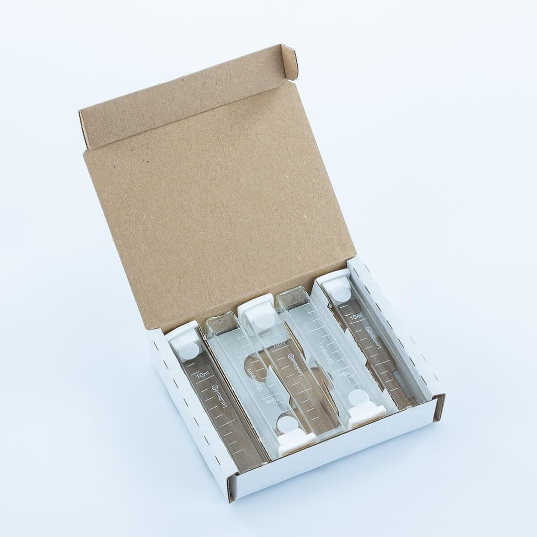 Lovibond-354243 Glass Cell 13.5 mm. (10ml) with stpper Box with 5 glass-photo1