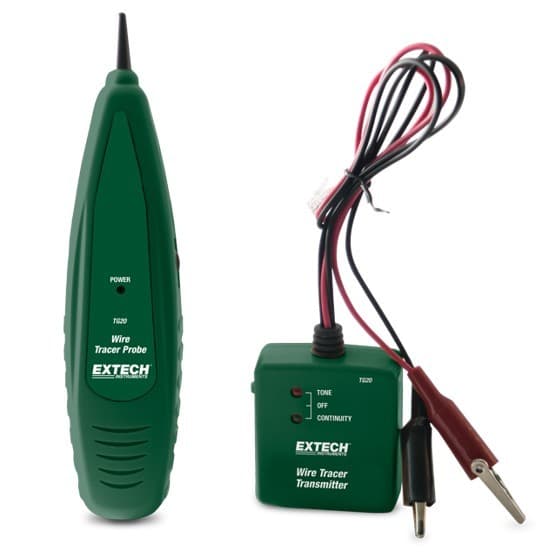 Extech TG20 ชุดอุปกรณ์ตรวจหาตำแหน่งสายไฟ Wire Tracer Kit