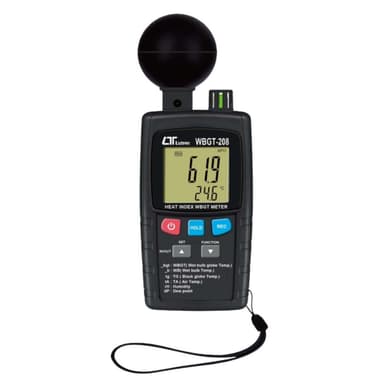 Lutron WBGT-208 เครื่องวัดค่าดัชนีความร้อน Heat Index WBGT Meter