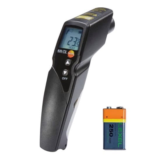 Testo 830-T2 Set เครื่องวัดอุณหภูมิอินฟราเรดแบบพกพา (Type K ext.)-photo4