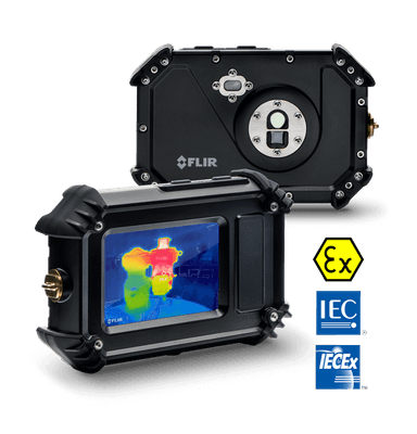 FLIR-Cx5 กล้องถ่ายภาพความร้อน Explosion Proof 160 X 120 Pixels | 400°C