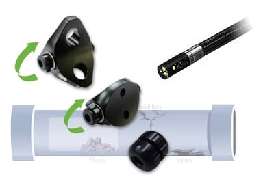 Mitcorp Centering Device – อุปกรณ์จัดกึ่งกลางและรองรับกล้องตรวจสอบท่อ เพื่อเพิ่มความเสถียรและคุณภาพภาพในการตรวจสอบ