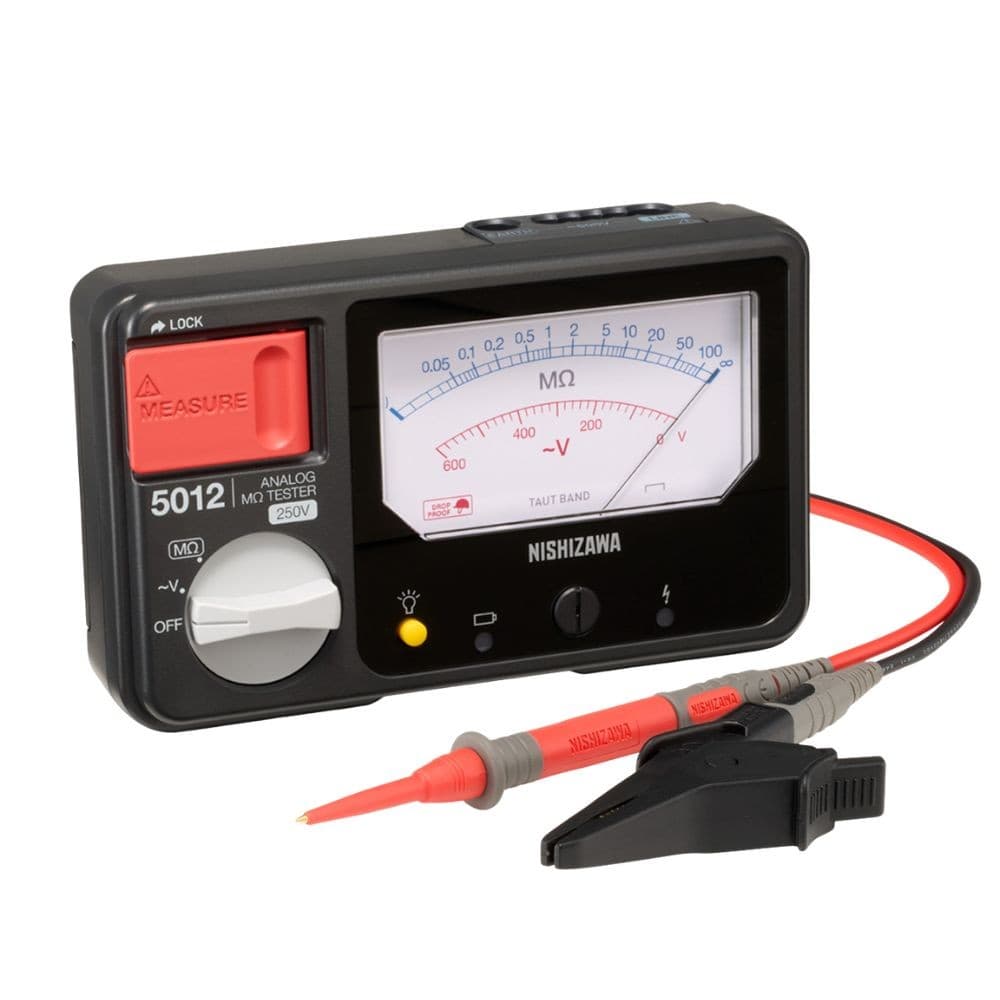 NISHIZAWA 5012-10 เครื่องทดสอบความต้านทานฉนวน (Analog Insulation Resistance Tester)