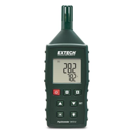 Extech RHT510 เครื่องวัดอุณหภูมิและความชื้น Hygro-Thermometer Psychrometer