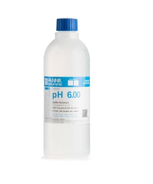 HANNA HI-5006 น้ำยาพีเอชบัพเฟอร์ pH 6.00 (500 mL)