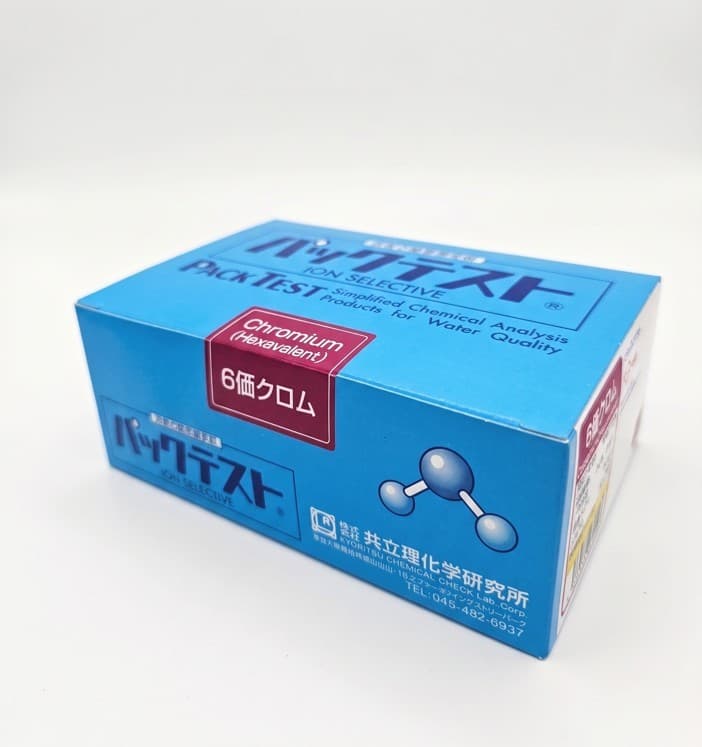 Kyoritsu Packtest WAK-CR6 ชุดทดสอบคุณภาพน้ำค่าโครเมี่ยม Chromium (Hexavalent)