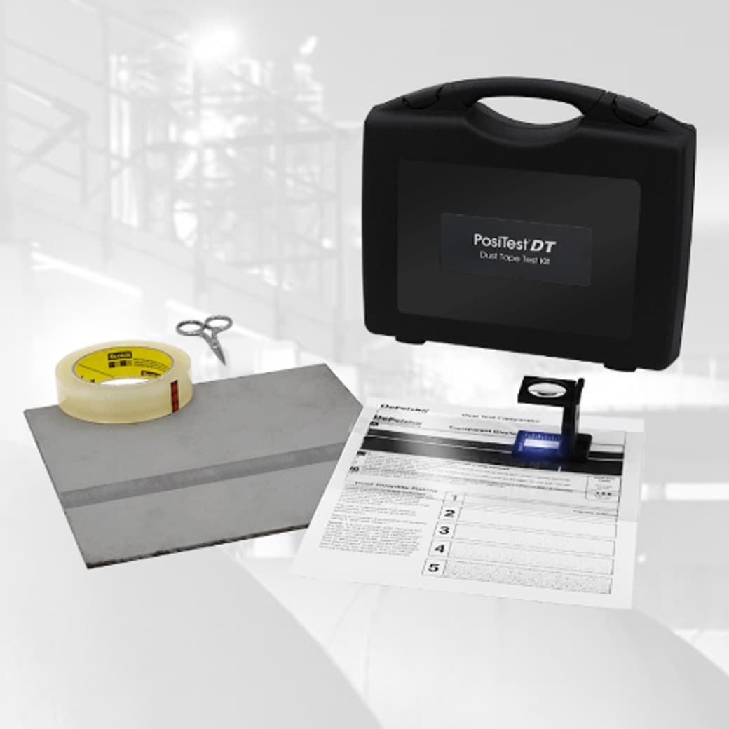 DeFelsko PosiTest DT Kit ชุดทดสอบฝุ่นบนผิวเหล็กก่อนพ่นสี ตามมาตรฐาน ISO 8502-3