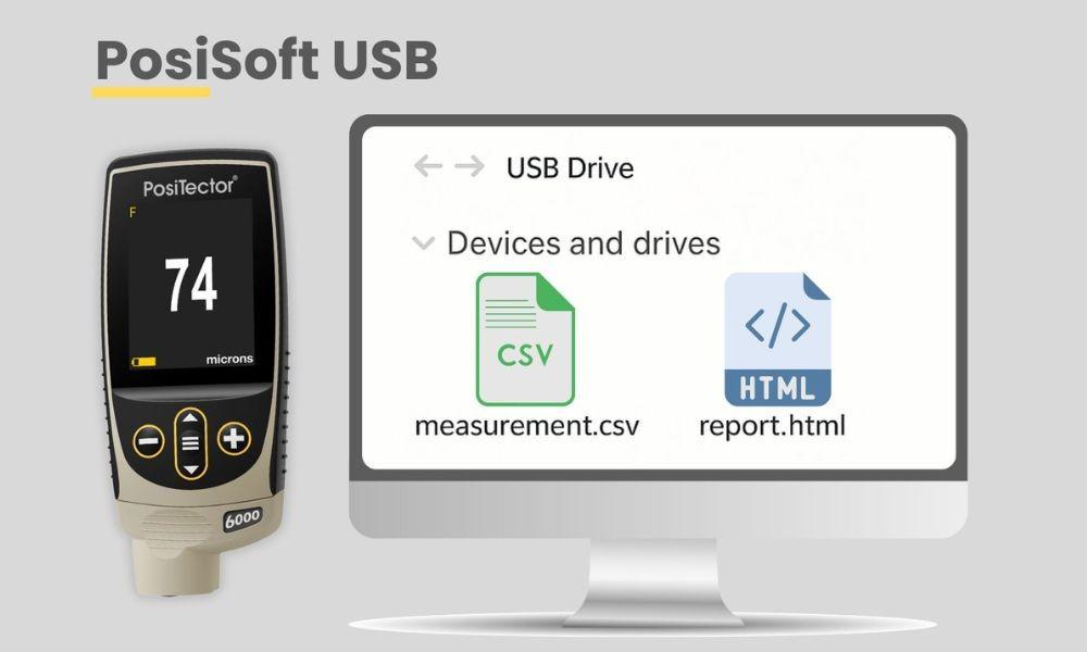 การจัดการไฟล์อย่างง่ายด้วย PosiSoft USB สำหรับผู้ใช้งาน PosiTector