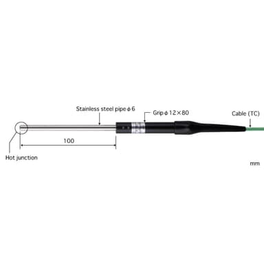 Anritsu CS-21K-010-1-TC1-ANP โพรบวัดอุณหภูมิ Micro Surface Temperature Sensor