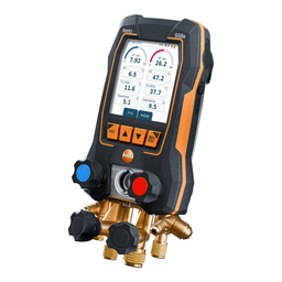 Testo 558s Digital manifold with 4-way valve block and intuitive touchscreen