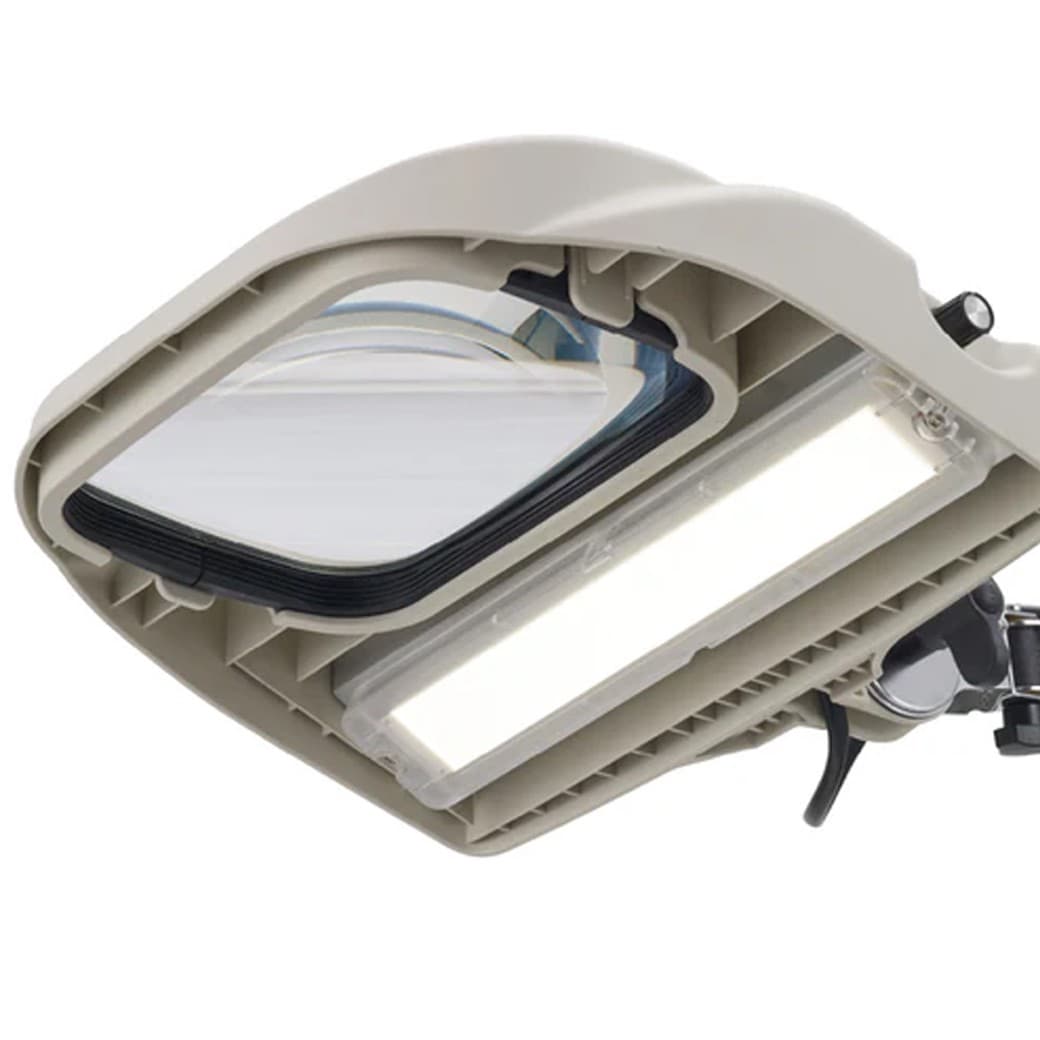 Otsuka O-LIGHT-5-CL-4XAR โคมไฟแว่นขยายแบบมีไฟส่วนฐาน│Big Recta-Lens Series