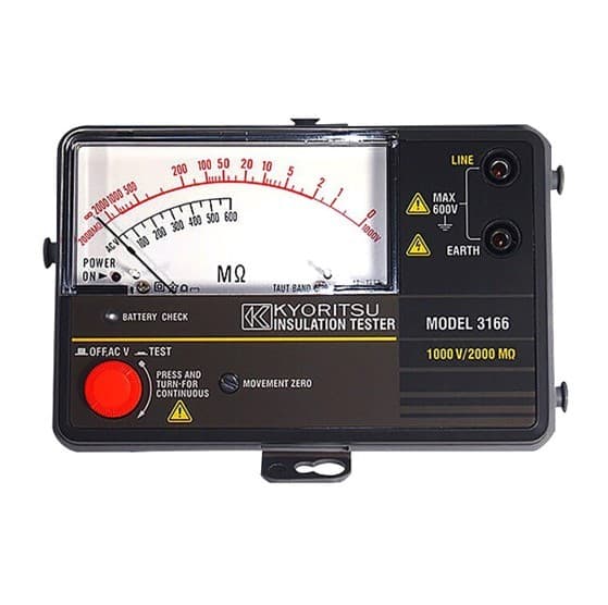 Kyoritsu KEW-3166 เครื่องทดสอบความเป็นฉนวน ANALOG INSULATION TESTER-photo1