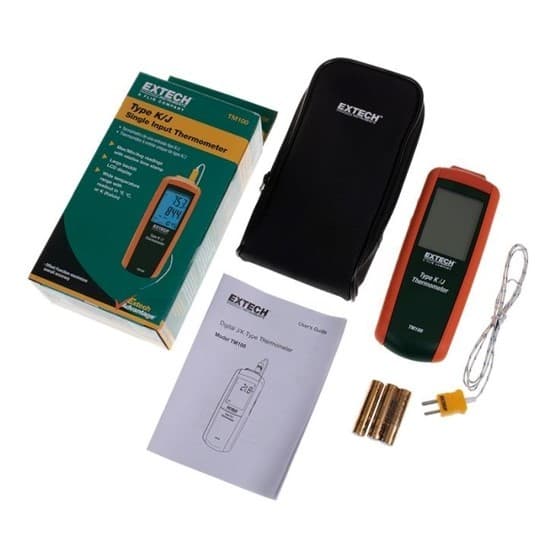 Extech TM100 เครื่องวัดอุณหภูมิดิจิตอล 1ช่อง Single Input Thermometer Type K/J-photo1