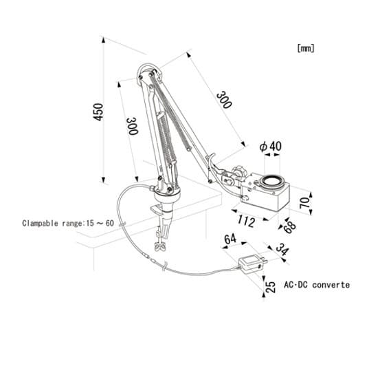 Otsuka Boreloupe-F LED illuminated loupe for checking holes
