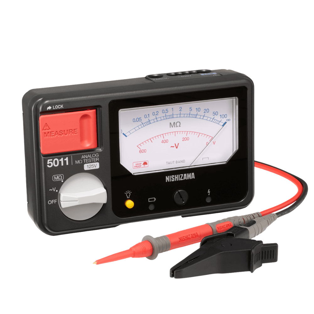 NISHIZAWA 5011-10 เครื่องทดสอบความต้านทานฉนวน (Analog Insulation Resistance Tester)